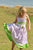 Beautiful violet green girls summer dress 3m 6m--Carousel Wear - 1