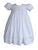 White Girls Dresses for Special Occasion  With Hand Smocking Holy Communion Baptism Christening